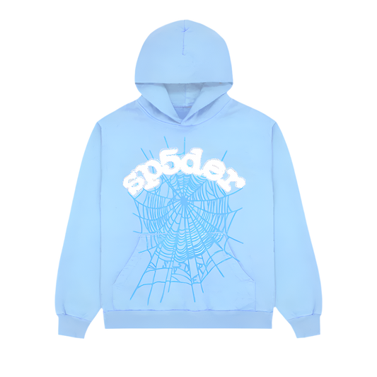 Sp5der Baby Blue Hoodie